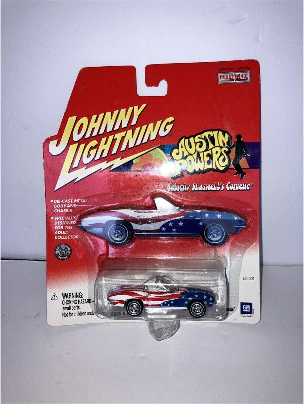 VINTAGE 2001 Johnny Lightning Austin Powers 1965 Corvette 1:64 Diecast NEW